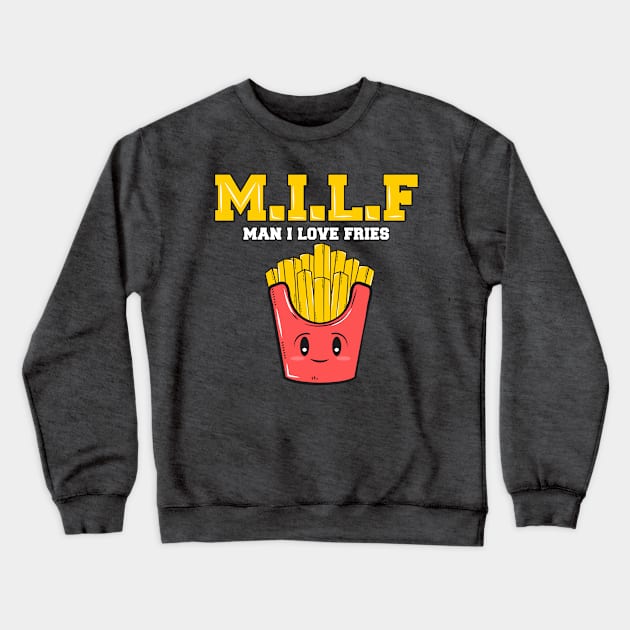 M.I.L.F Crewneck Sweatshirt by MonkeyLogick